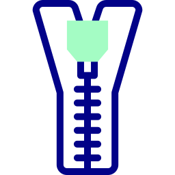 cerniera lampo icona