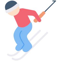 Лыжник иконка