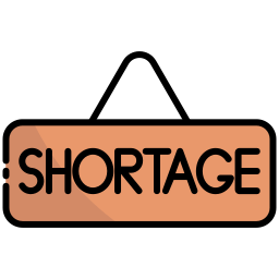 Shortage icon