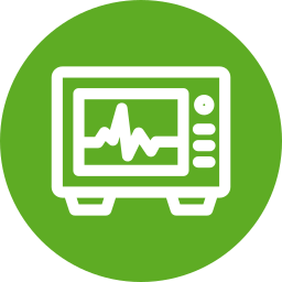 monitor ekg ikona