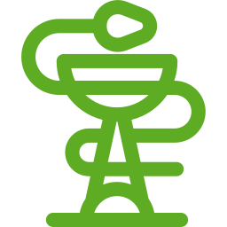 símbolo de la medicina icono
