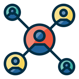 conexión de red icono