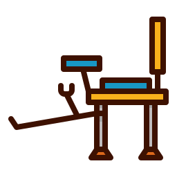 chaise pliante Icône