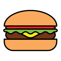 hamburguesa icono