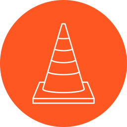 Traffic cone icon