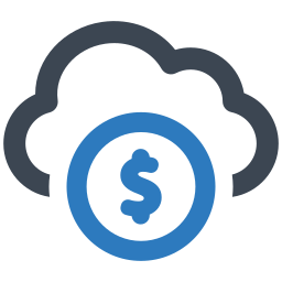 Cloud banking icon