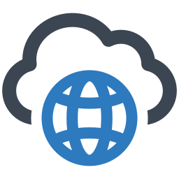 hosting w chmurze ikona