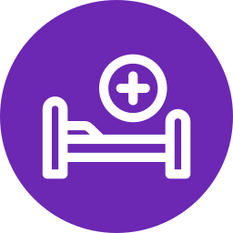 Hospital bed icon