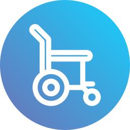 바퀴 달린 의자 icon