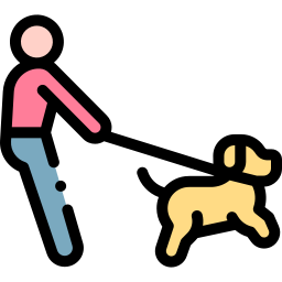 addestramento del cane icona