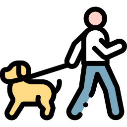 addestramento del cane icona