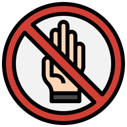 Do not touch icon