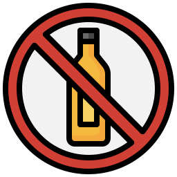 No alcohol icon