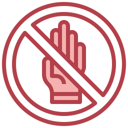 Do not touch icon