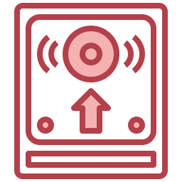 Fire alarm icon