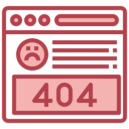 Error 404 icon