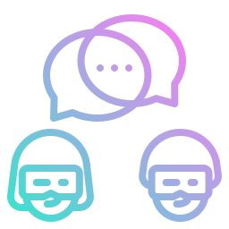 Online chat icon