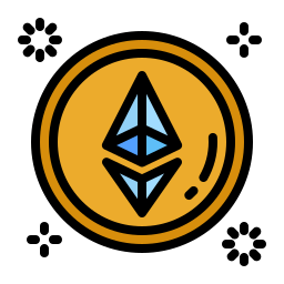 Ethereum coins icon