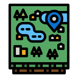mapa del juego icono