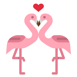flamingo's icoon