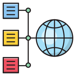 almacenamiento de datos icono