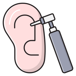 Ear cleaning icon