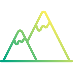 montañas icono