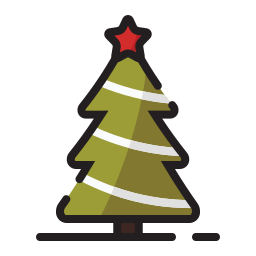 Christmas tree icon