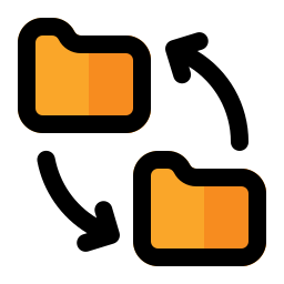 transferencia de datos icono