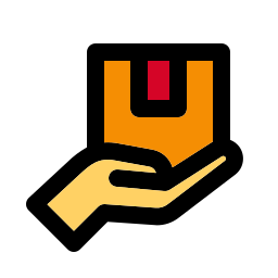 Handle with care icon