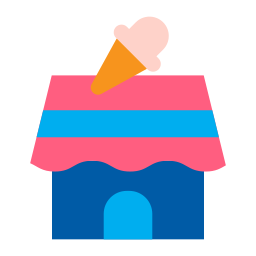 Ice cream cart icon