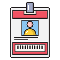 Identification card icon