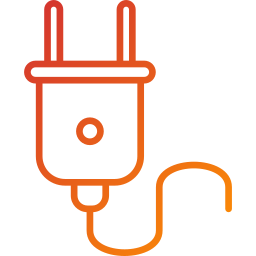 fiche d'alimentation Icône