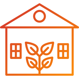 Eco house icon