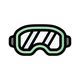 Ski goggles icon