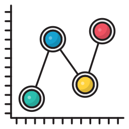 Line chart icon