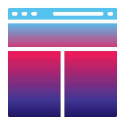 quadratisches layout icon