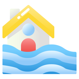 inundación icono