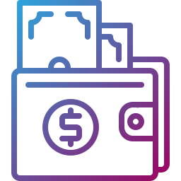 Pocket money icon