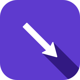 Diagonal arrow icon