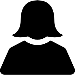vrouwelijk silhouet icoon