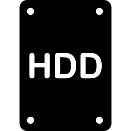 hdd-opslag icoon