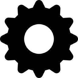 設定の歯車 icon