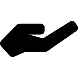 Open hand icon