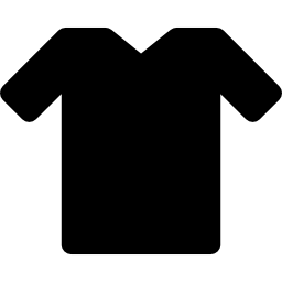 maglietta nera icona