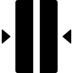 Continuous line road icon