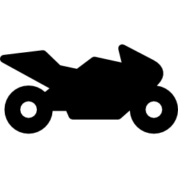 moto da corsa icona