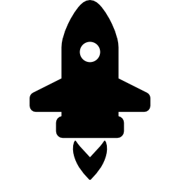 Launching rocket icon