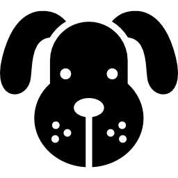 Dog face icon