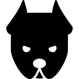 Angry dog icon